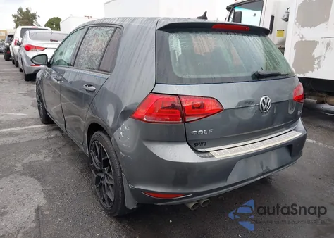 2015 Volkswagen Golf Tdi S 4-Door z USA, uszkodzony, nr VIN 3VW2A7AU8FM021293